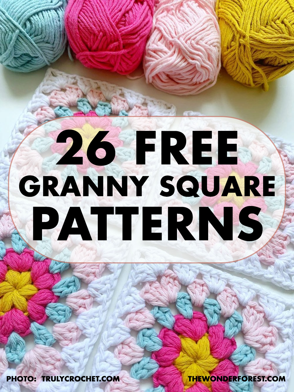 Easy Granny Square - No Seam, No Twist! Easy to Follow Written Crochet  Pattern