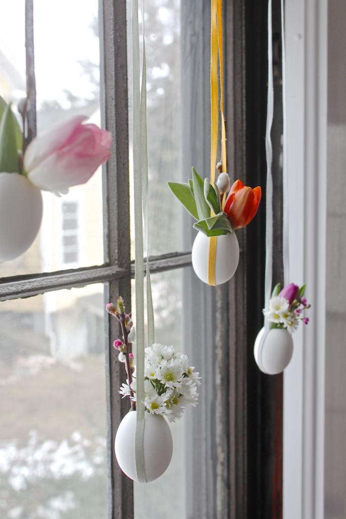 hanging egg vases