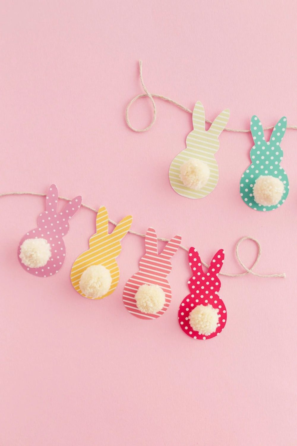 easter bunny paper garland