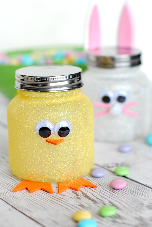 easter candy jars