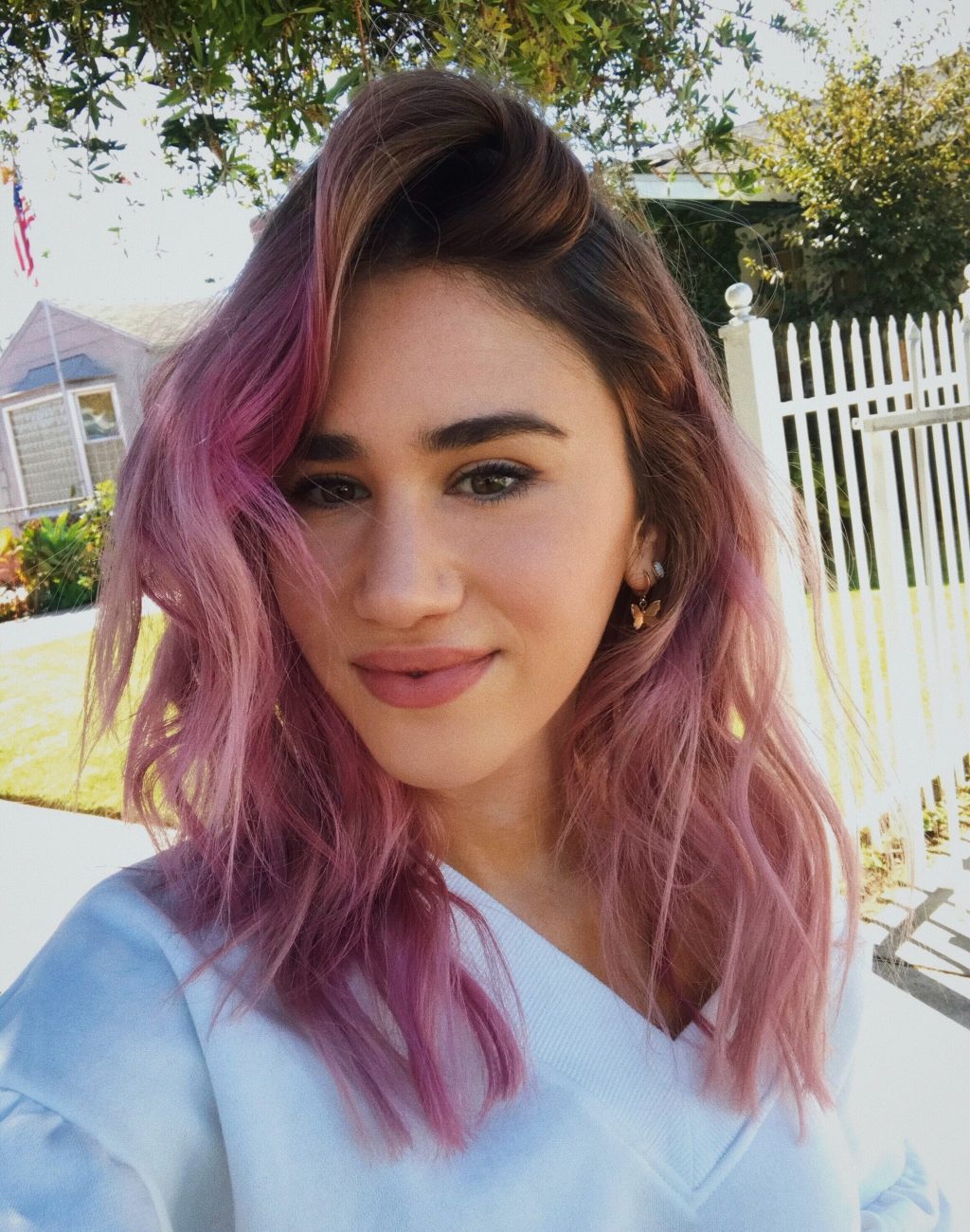 Pink hair